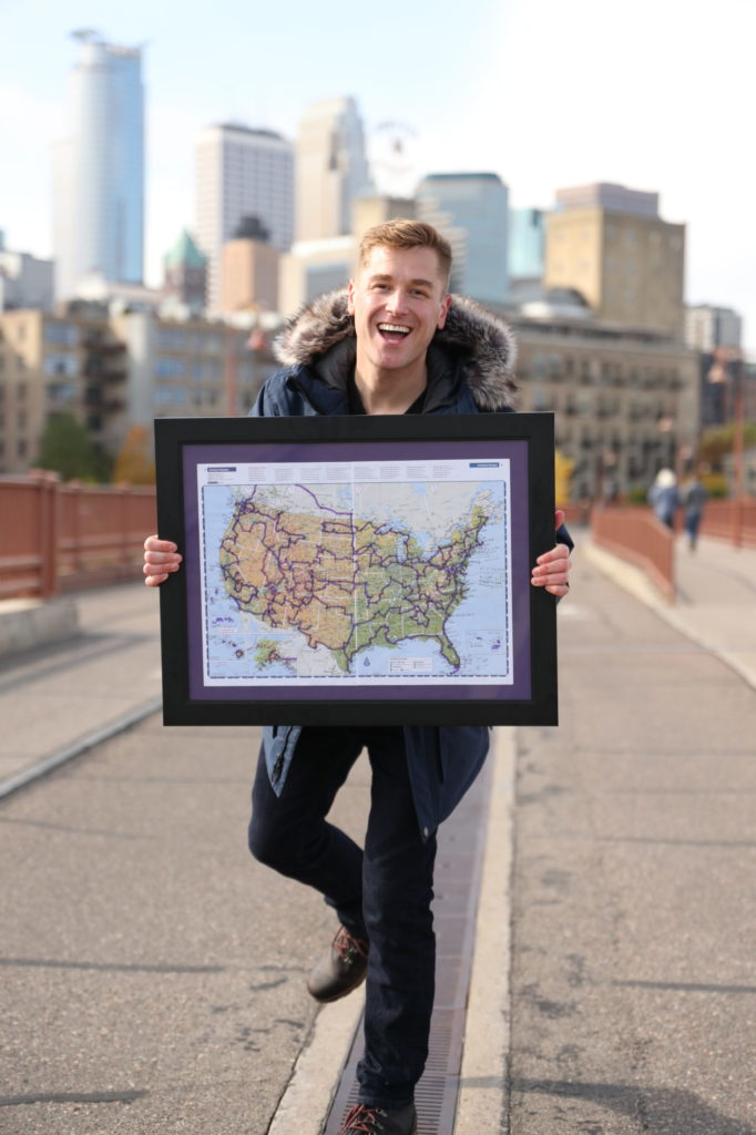 Mikah Meyer With Map